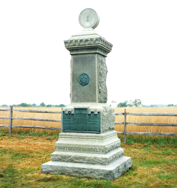 84th New York Volunteer Infantry Regiment monument at Antietam