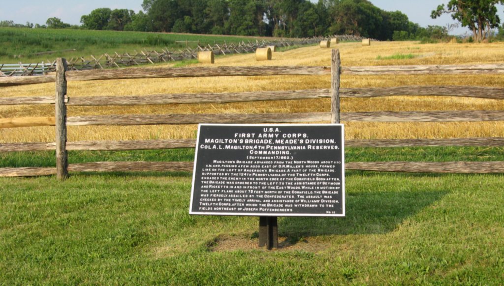 Magilton's Brigade, Meade's Division, marker 12 of the War Department Union markers at Antietam