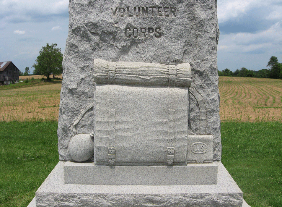 Monument to the 4th Regiment Pennsylvania Reserves at Antietam
