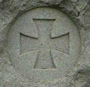 Detail from the rear of the Monument to the 4th Regiment Pennsylvania Reserves at Antietam