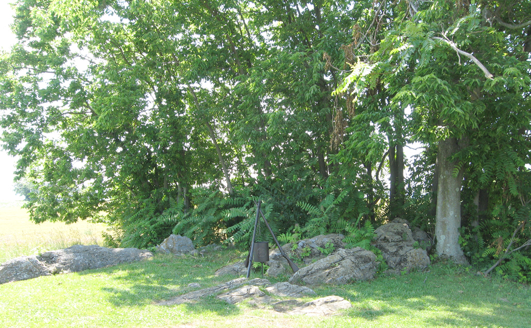 90th Pennsylvania Volunteer Infantry Regiment monument at Antietam