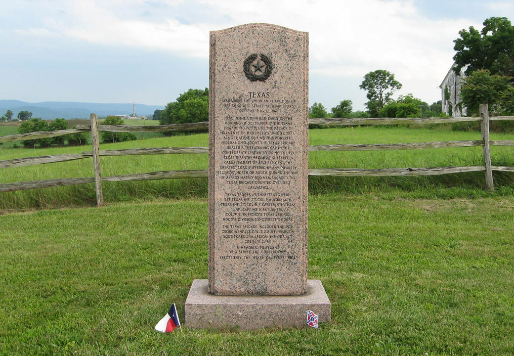 State of Texas monument at Antietam
