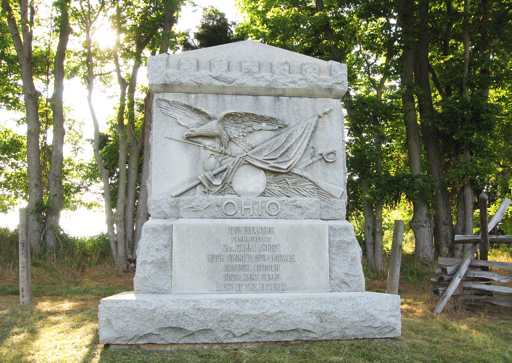 12th Ohio Volunteer Infantry Regiment monument at Antietam