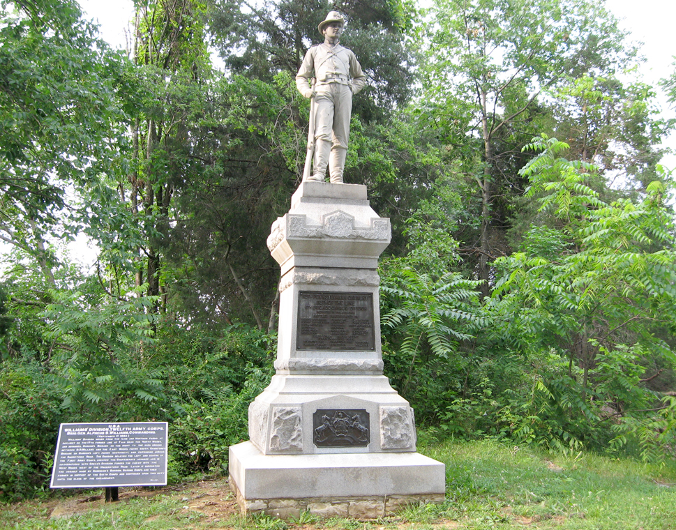 Monument to the 12th Pennsylvania Cavalry Regiment at Antietam