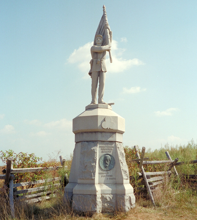 132nd Pennsylvania Volunteer Infantry Regiment monument at Antietam