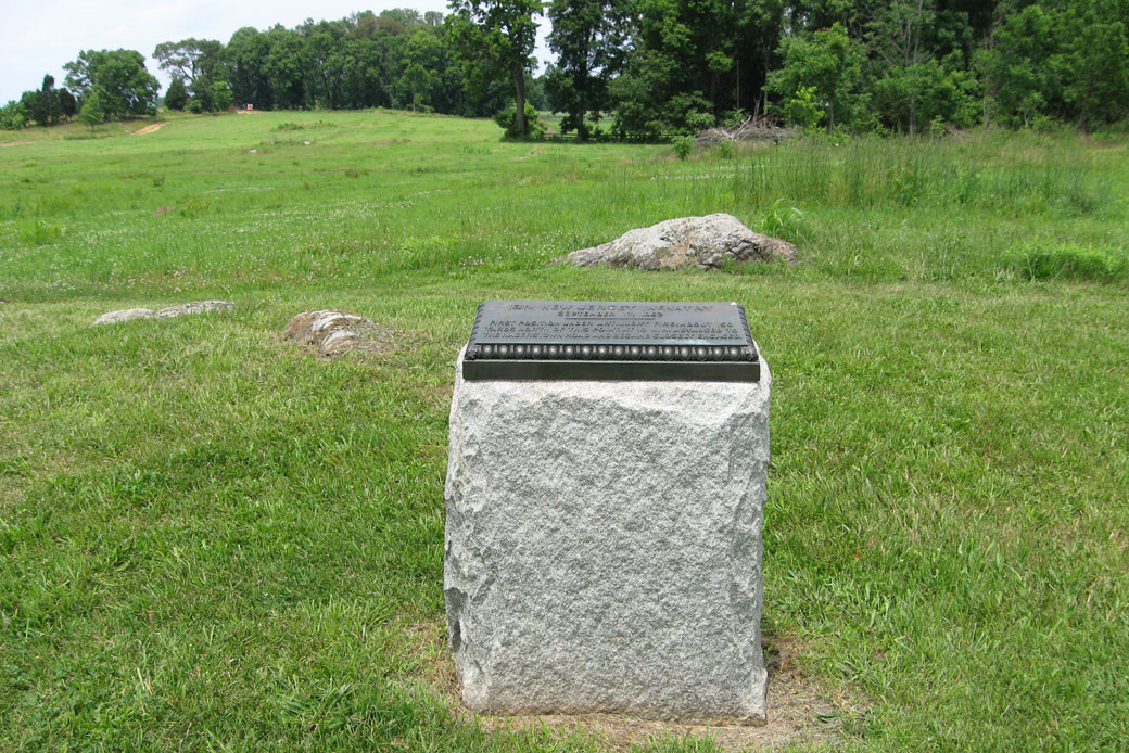monument to the 1st position of the 13th New Jersey Volunteer Infantry Regiment at Antietam
