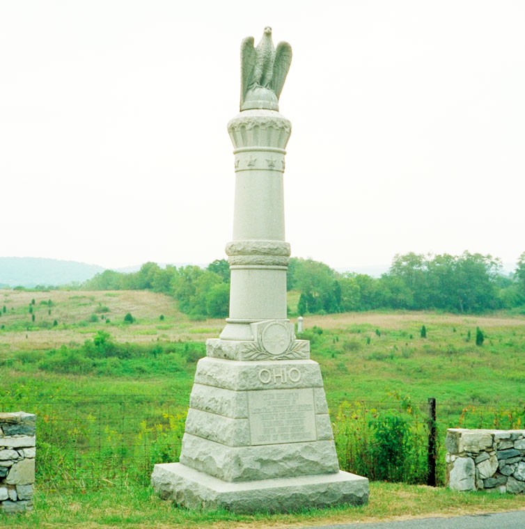Monument to the 28th Ohio Volunteer Infantry Regiment at Antietam