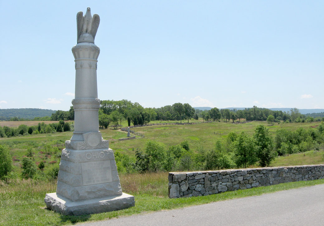 Monument to the 28th Ohio Volunteer Infantry Regiment at Antietam