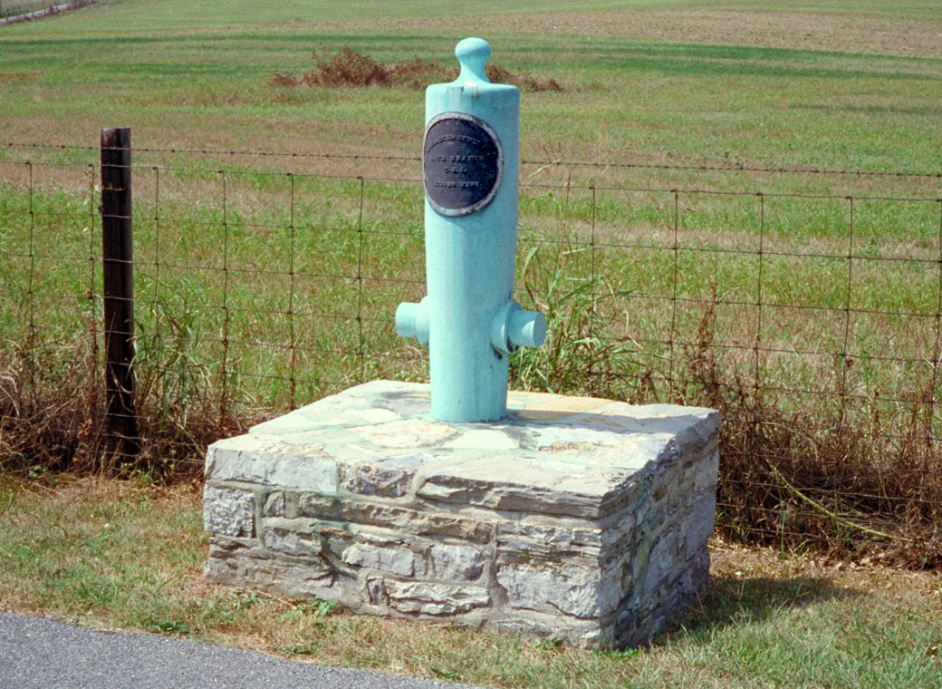 "Mortuary Cannon" Monument to Brigadier General Lawrence O'Bryan Branch at Antietam