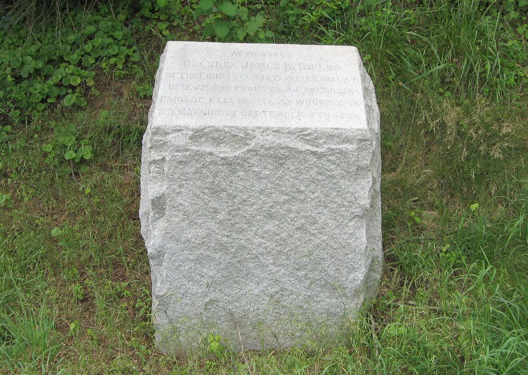 Monument to Union Colonel James H. Childs at Antietam