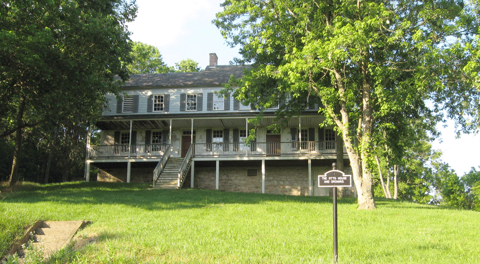 The Otto Farmhouse on the Antietam battlefield