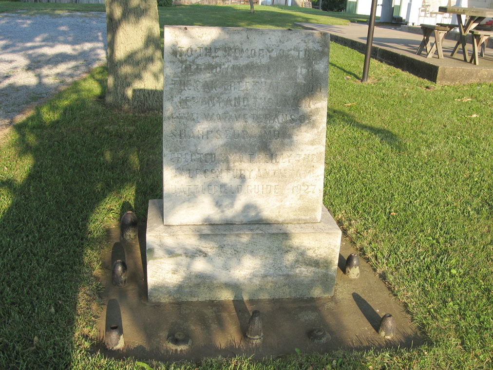 O. T. Riley Monument at Antietam