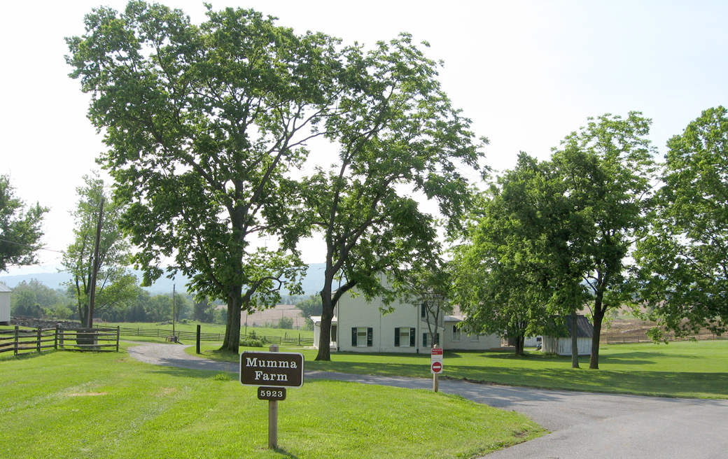 The Mumma Farm on the Antietam battlefield