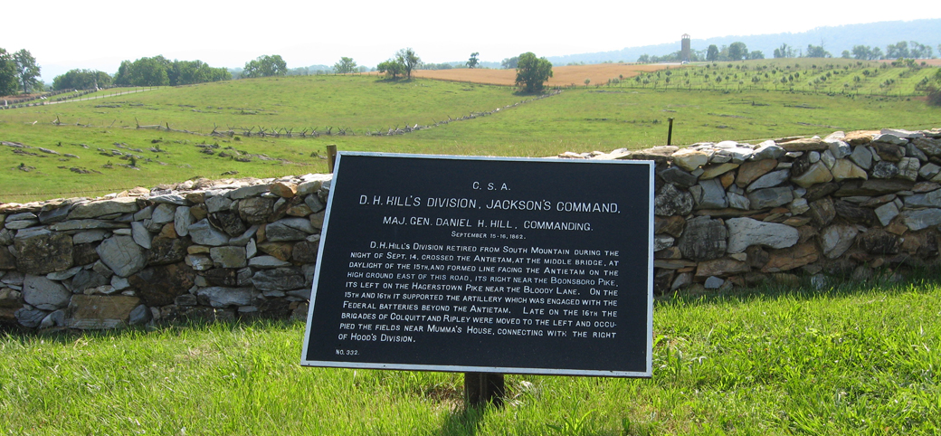 D.H. Hill's Division, Jackson's Command, marker 332 of the War Department Confederate markers at Antietam