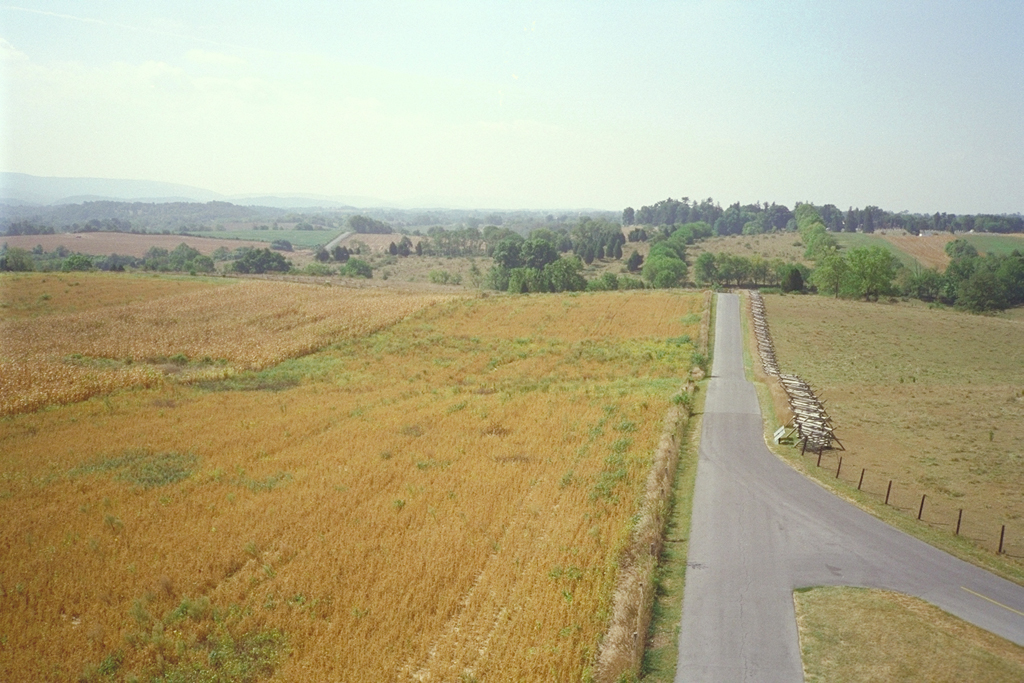 View from the Observation Tower on the Antietam battlefield