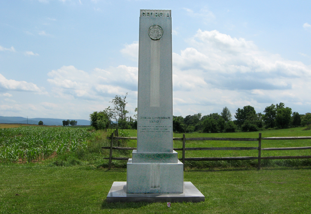 State of Georgia monument at Antietam