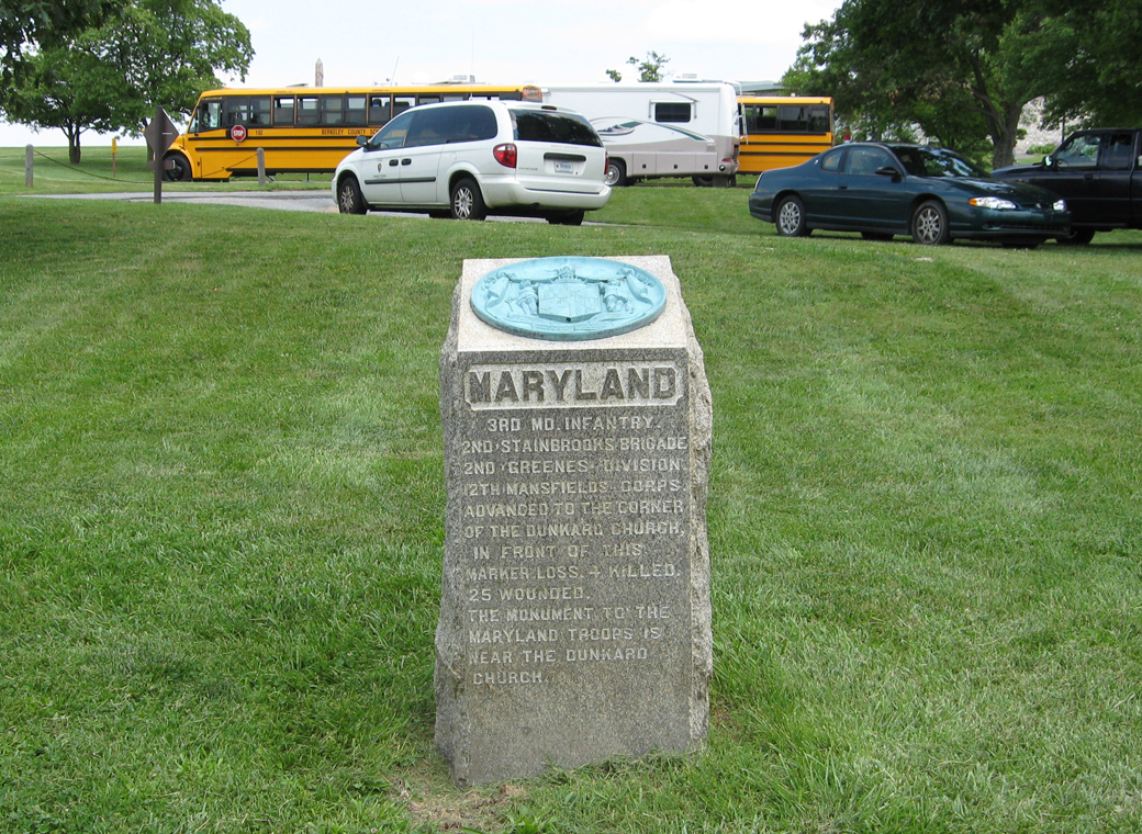 3rd Maryland Volunteer Infantry Regiment monument at Antietam