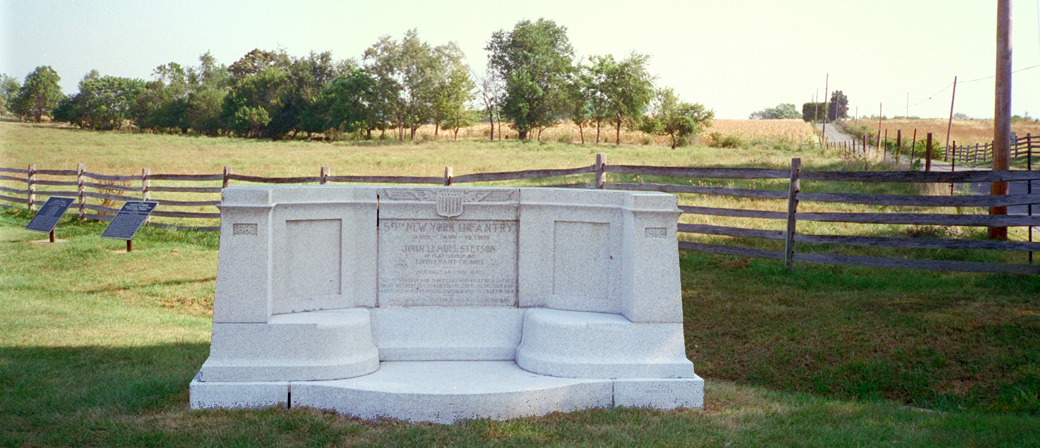 59th New York Volunteer Infantry Regiment monument at Antietam