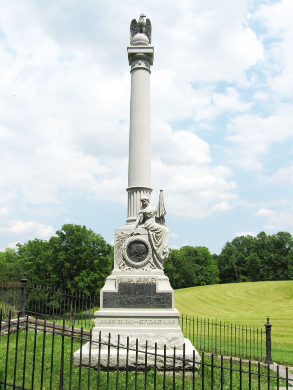 Monument to William McKinley at Antietam
